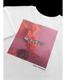 new replay campaign 1/2 tee (magenta)