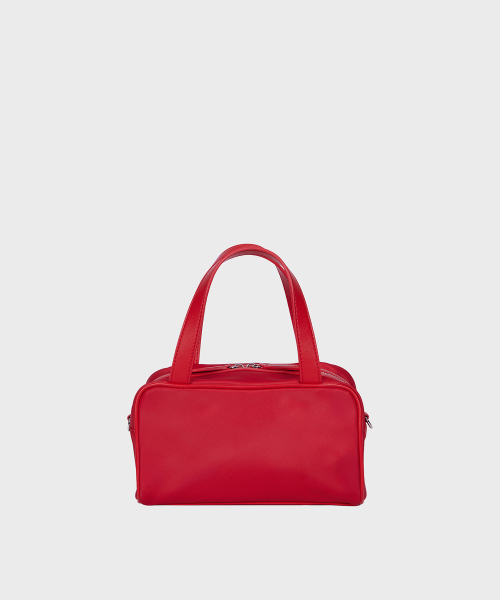 ALKI ALKA（アルキアルカ）の「Mini Square Tote Bag_Nylon (Red)（トートバッグ・レディース・レッド・FREE）」の5枚目の写真