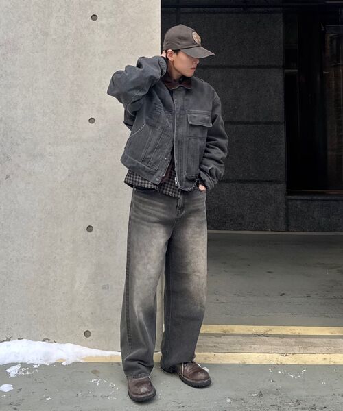 REFLYPERKY(リフライパーキー)の「HT8718ウェアエバーワイドデニム(SAHARA BLACK)(デニムパンツ・メンズ・その他・SMALL/XX-LARGE/X-SMALL/L(32)/M(30)/XL(34))」の3枚目の写真