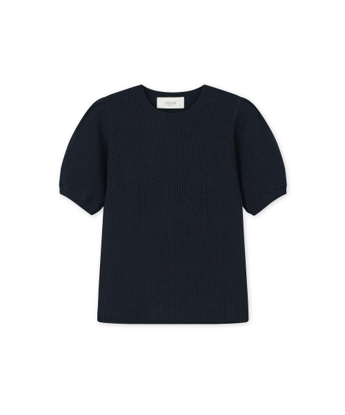 J'RIUM(ジェイリウム)の「デルラパフスリーブニットトップ ネイビー(ニット/セーター・レディース・その他・SMALL/MEDIUM)」の3枚目の写真
