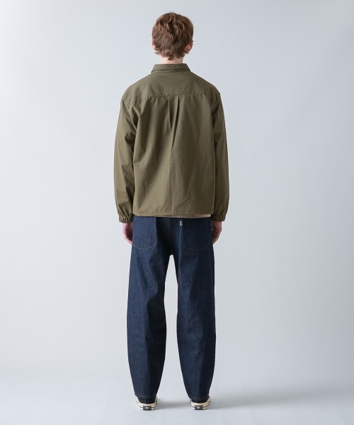 rehacer（レアセル）の「rehacer : KUNG-FU Twill Box Shirt / カンフーツイルボックスシャツ（シャツ/ブラウス・メンズ・オリーブ/ブラック・X-LARGE/LARGE/MEDIUM/SMALL）」の11枚目の写真