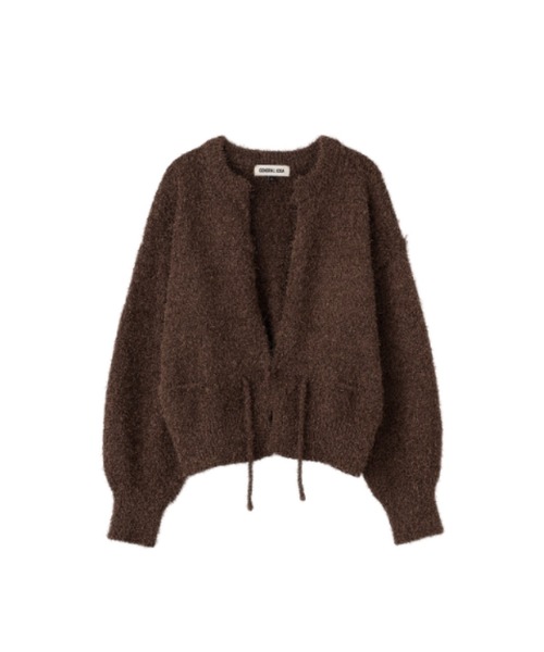 GENERAL IDEA(ジェネラルアイデア)の「【GENERAL IDEA】シャギールーズカーディガン / LONG HAIR LOOSE FIT CARDIGAN(カーディガン/ボレロ・レディース・ピンク/ブラウン・L/M/S)」の8枚目の写真