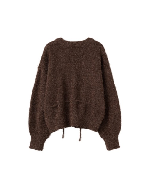 GENERAL IDEA(ジェネラルアイデア)の「【GENERAL IDEA】シャギールーズカーディガン / LONG HAIR LOOSE FIT CARDIGAN(カーディガン/ボレロ・レディース・ピンク/ブラウン・L/M/S)」の9枚目の写真