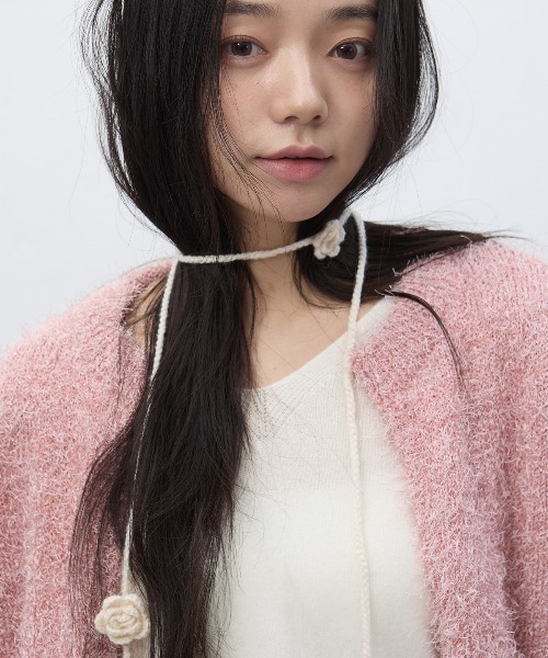 GENERAL IDEA(ジェネラルアイデア)の「【GENERAL IDEA】シャギールーズカーディガン / LONG HAIR LOOSE FIT CARDIGAN(カーディガン/ボレロ・レディース・ピンク/ブラウン・L/M/S)」の10枚目の写真