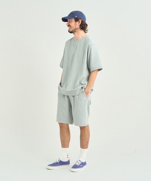 NANGA(ナンガ)の「DRY MIX SWEAT SHORTS/ドライミックススウェットショーツ(その他パンツ・メンズ・ブラック/グレー・M/L/XL/S)」の6枚目の写真