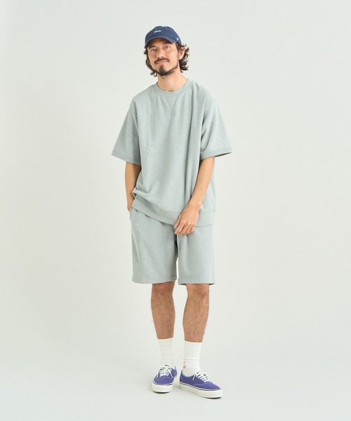 NANGA(ナンガ)の「DRY MIX SWEAT SHORTS/ドライミックススウェットショーツ(その他パンツ・メンズ・ブラック/グレー・M/L/XL/S)」の3枚目の写真