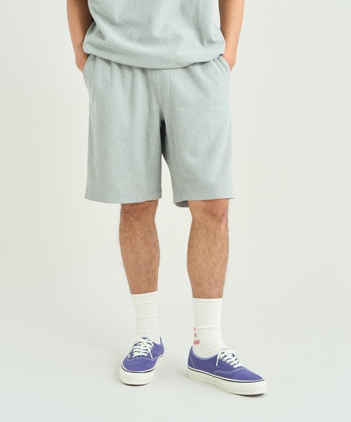 NANGA(ナンガ)の「DRY MIX SWEAT SHORTS/ドライミックススウェットショーツ(その他パンツ・メンズ・ブラック/グレー・M/L/XL/S)」の4枚目の写真