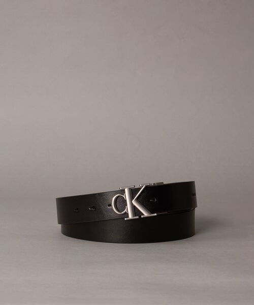 CKブラックリバーシブルベルト（ベルト）｜Calvin Klein（カルバン
