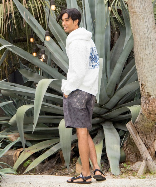 Kahiko(カヒコ)の「【Kahiko】フイナハMEN'Sフードトップス(パーカー・メンズ・ホワイト/ブラック/グレー・FREE)」の7枚目の写真