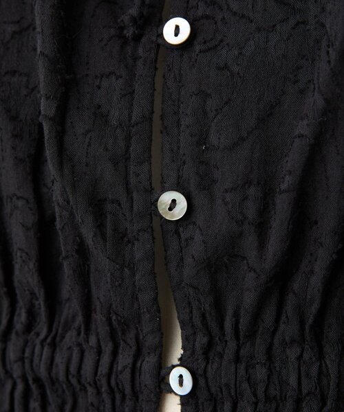 BEARDSLEY（ビアズリー）の「ボタニカルジャガードブラウス（シャツ/ブラウス・レディース・ブラック・FREE）」の12枚目の写真