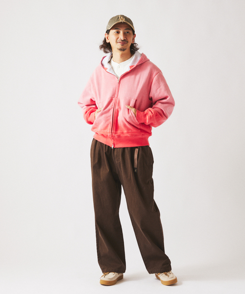 Gramicci（グラミチ）の「GRAMICCI / グラミチ 別注 エココットンツイル ワイドパンツ（チノパンツ・メンズ・ブラック/チャコールグレー/アイボリー/ブラウン・MEDIUM/LARGE）」の14枚目の写真