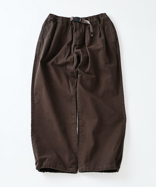 Gramicci(グラミチ)の「GRAMICCI / グラミチ 別注 エココットンツイル ワイドパンツ(チノパンツ・メンズ・ブラック/チャコールグレー/アイボリー/ブラウン・MEDIUM/LARGE)」の20枚目の写真
