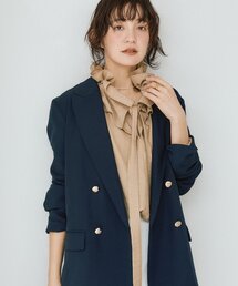 RIVE DROITE | 【オンオフ使える】ドライギャバピークドラペルジャケット(テーラードジャケット)