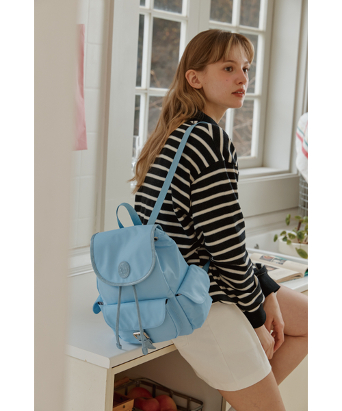 ANOETIC（アノエティック）の「ANC POCKET NYLON BACKPACK_SKY BLUE（バックパック/リュック・レディース・スカイブルー・FREE）」の9枚目の写真