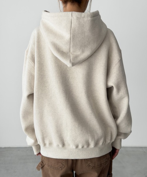 CANAL JEAN(キャナルジーン)の「Lakey Park SEATTLE パーカー 両起毛(パーカー・レディース・オートミール/チャコールグレー/ヘザーグレー・ONE SIZE)」の17枚目の写真