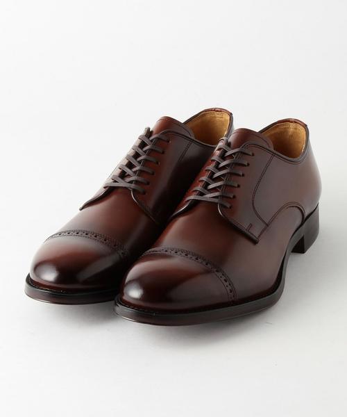 green label relaxing（グリーンレーベルリラクシング）の「SN 6EYE ST-TIP BLUCH シューズ（ドレスシューズ・メンズ・ダークブラウン/ブラック・9/7h/7/8h/8）」の2枚目の写真