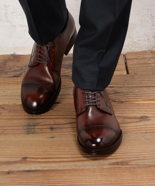 green label relaxing（グリーンレーベルリラクシング）の「SN 6EYE ST-TIP BLUCH シューズ（ドレスシューズ・メンズ・ダークブラウン/ブラック・9/7h/7/8h/8）」の8枚目の写真
