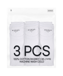 NANDE（ナンデ）の「20番手スタンダードフィットプレミアムコットンTシャツ（Tシャツ/カットソー）」