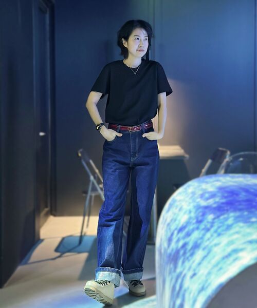 NANDE(ナンデ)の「20番手スタンダードフィットプレミアムコットンTシャツ(Tシャツ/カットソー・メンズ・その他・XS/S/M/L/XL/XXX-LARGE/XXL)」の5枚目の写真