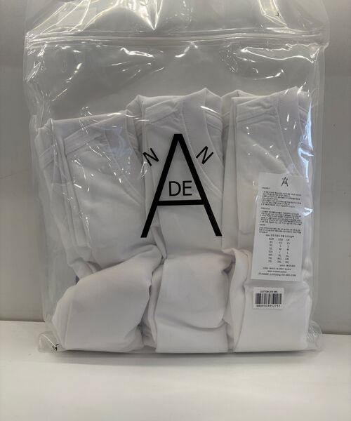 NANDE(ナンデ)の「20番手スタンダードフィットプレミアムコットンTシャツ(Tシャツ/カットソー・メンズ・その他・XS/S/M/L/XL/XXX-LARGE/XXL)」の6枚目の写真