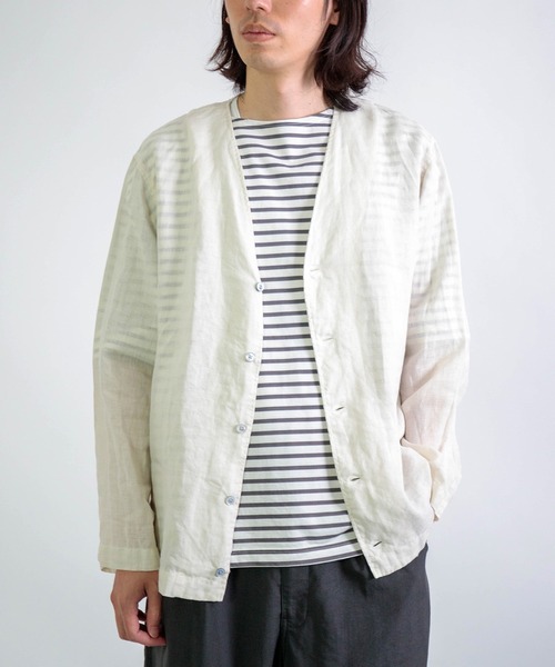 maison de r 新品❣️コットンリネンカーディガン RINEN] リネンローン カーディガン | Domingo（ドミンゴ）公式