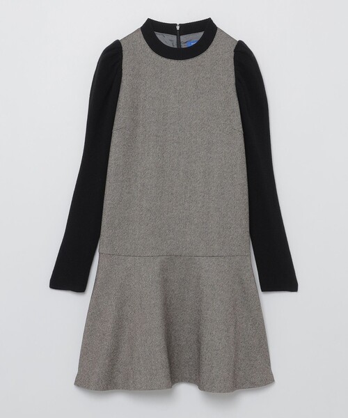 【美品】ブルーレーベルクレストブリッジ　ツイードワンピース 美品】ブルーレーベルクレストブリッジ ツイードワンピース 【公式通販】