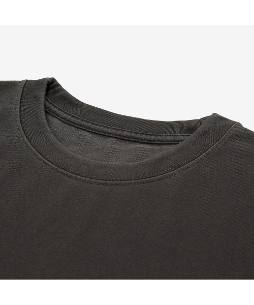 SATURDAY LEISURE CLUB(サタデーレジャークラブ)の「Pigment Dyed T-shirt(Unisex) / Small S.L.C Emblem - Black(Tシャツ/カットソー・レディース・その他・M/L)」の5枚目の写真