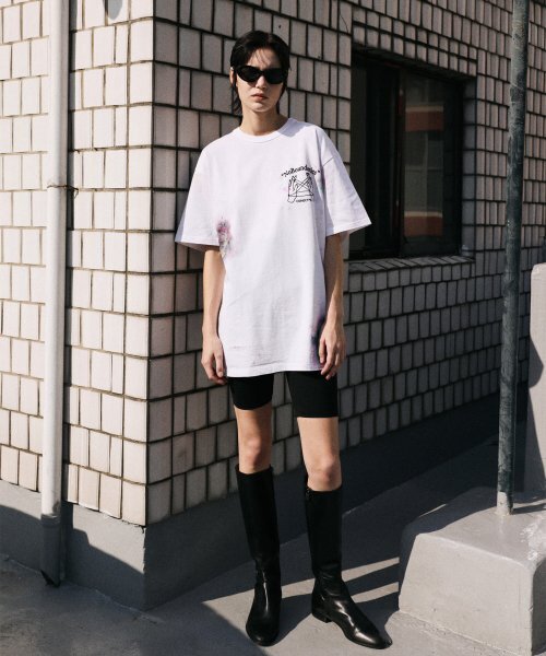 CONECTX(コネクト エックス)の「No Boundaries Hand Spray Dyed T-shirt (multi/white ver.)(Tシャツ/カットソー・メンズ・その他・L/M)」の3枚目の写真