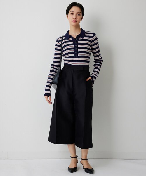 Whim Gazette（ウィムガゼット）の「ニットポロボディスーツ（ニット/セーター・レディース・ベージュ/レッド・FREE）」の21枚目の写真