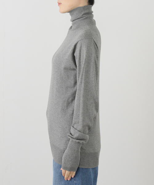 JOURNAL STANDARD LUXE(ジャーナルスタンダード ラックス)の「HGコットン タートルネックプルオーバー(ニット/セーター・レディース・ブラック/グレー/ホワイト/パープル・FREE)」の22枚目の写真