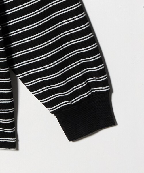 CITEN（シテン）の「＜CITEN＞リップルボーダーロングスリーブシャツ（Tシャツ/カットソー・メンズ・ブラック/ホワイト・L/M）」の21枚目の写真