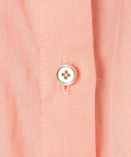 Spick & Span（スピックアンドスパン）の「《ゆったりサイズ》追加 80リネンカシュクール ビッグシャツ（シャツ/ブラウス・レディース・その他14/マルチ/サックスブルー/バーガンディー/ホワイト/その他12/その他7/ネイビー/ブラックミックス・FREE）」の15枚目の写真