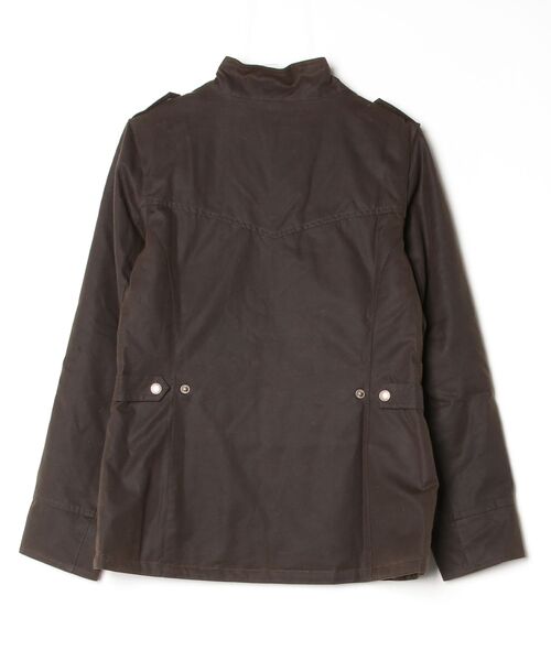 Barbour(バブアー)の「Barbour WINTER DEFENCE Waxed Jacket バブアー ウィンター ディフェンス ワックス ジャケット(マウンテンパーカー・レディース・グリーン・36)」の15枚目の写真