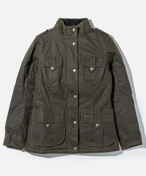 Barbour(バブアー)の「Barbour WINTER DEFENCE Waxed Jacket バブアー ウィンター ディフェンス ワックス ジャケット(マウンテンパーカー・レディース・グリーン・36)」の5枚目の写真