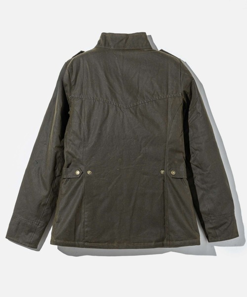 Barbour(バブアー)の「Barbour WINTER DEFENCE Waxed Jacket バブアー ウィンター ディフェンス ワックス ジャケット(マウンテンパーカー・レディース・グリーン・36)」の6枚目の写真