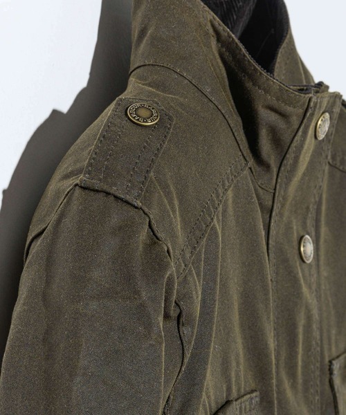 Barbour(バブアー)の「Barbour WINTER DEFENCE Waxed Jacket バブアー ウィンター ディフェンス ワックス ジャケット(マウンテンパーカー・レディース・グリーン・36)」の11枚目の写真