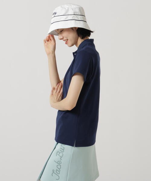 Jack Bunny!!(ジャックバニー)の「【Jack Bunny!!】軽量ピンカリストレッチ半袖ポロシャツ(ポロシャツ・レディース・ネイビー/ホワイト/グリーン・SMALL/MEDIUM/LARGE)」の11枚目の写真