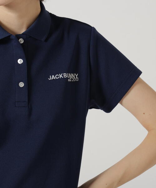 Jack Bunny!!(ジャックバニー)の「【Jack Bunny!!】軽量ピンカリストレッチ半袖ポロシャツ(ポロシャツ・レディース・ネイビー/ホワイト/グリーン・SMALL/MEDIUM/LARGE)」の14枚目の写真