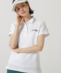 Jack Bunny!!（ジャックバニー）の「【Jack Bunny!!】軽量ピンカリストレッチ半袖ポロシャツ（ポロシャツ）」