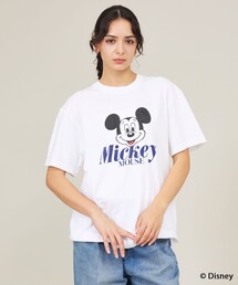 【GOOD ROCK SPEED / グッドロックスピード】MickeyMouse /フェイスプリントTシャツ/ユニセックス