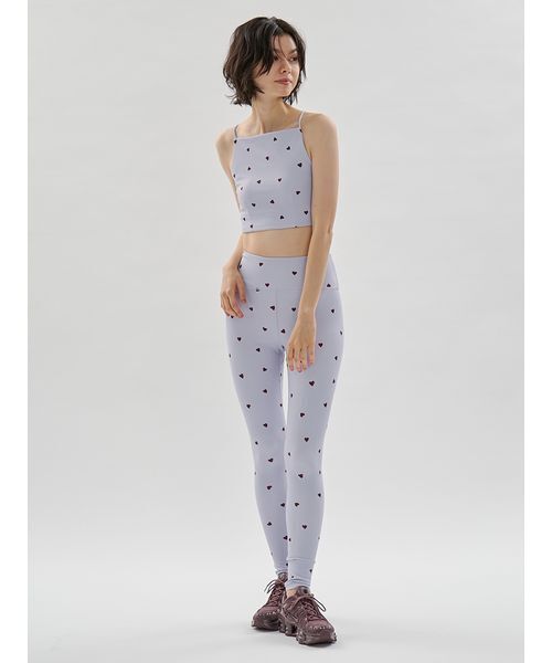 emmi（エミ）の「【HEART】 ハートパターンレギンス/UVカット/接触冷感（その他パンツ・レディース・ネイビー/オフホワイト/ライトブルー・0/1）」の7枚目の写真