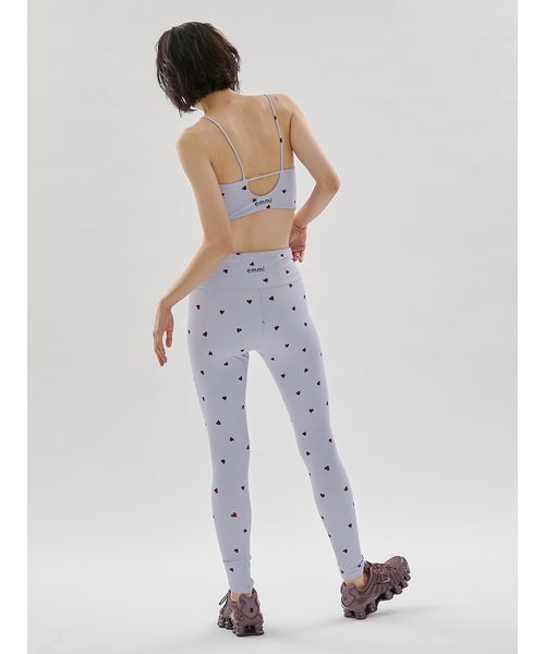 emmi（エミ）の「【HEART】 ハートパターンレギンス/UVカット/接触冷感（その他パンツ・レディース・ネイビー/オフホワイト/ライトブルー・0/1）」の9枚目の写真