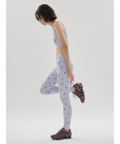 emmi（エミ）の「【HEART】 ハートパターンレギンス/UVカット/接触冷感（その他パンツ・レディース・ネイビー/オフホワイト/ライトブルー・0/1）」の10枚目の写真