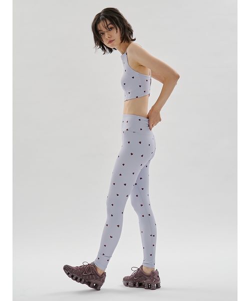 emmi（エミ）の「【HEART】 ハートパターンレギンス/UVカット/接触冷感（その他パンツ・レディース・ネイビー/オフホワイト/ライトブルー・0/1）」の11枚目の写真