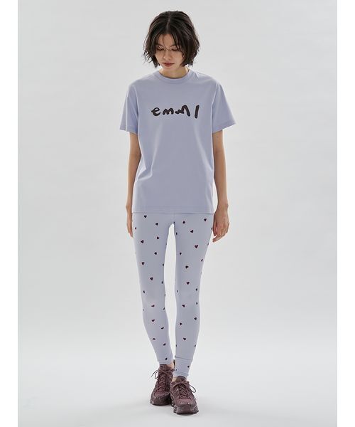 emmi（エミ）の「【HEART】 ハートパターンレギンス/UVカット/接触冷感（その他パンツ・レディース・ネイビー/オフホワイト/ライトブルー・0/1）」の12枚目の写真