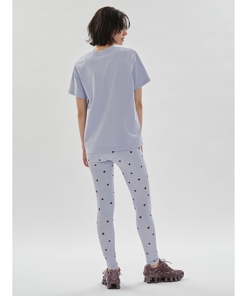 emmi（エミ）の「【HEART】 ハートパターンレギンス/UVカット/接触冷感（その他パンツ・レディース・ネイビー/オフホワイト/ライトブルー・0/1）」の15枚目の写真