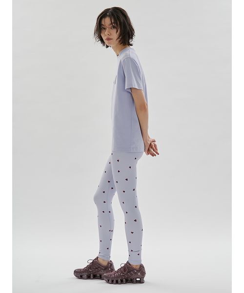 emmi（エミ）の「【HEART】 ハートパターンレギンス/UVカット/接触冷感（その他パンツ・レディース・ネイビー/オフホワイト/ライトブルー・0/1）」の16枚目の写真