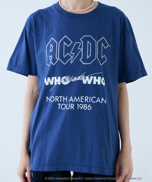 GOOD ROCK SPEED(グッドロックスピード)の「【GOOD ROCK SPEED/グッドロックスピード】ロゴT / ラメプリント / THE BEATLES / AC/DC / DAVID BOWIE / ロックTシャツ(Tシャツ/カットソー・レディース・ブラウン/ブルー/ブラック・フリー)」の10枚目の写真