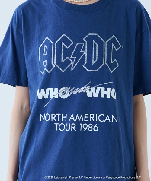GOOD ROCK SPEED(グッドロックスピード)の「【GOOD ROCK SPEED/グッドロックスピード】ロゴT / ラメプリント / THE BEATLES / AC/DC / DAVID BOWIE / ロックTシャツ(Tシャツ/カットソー・レディース・ブラウン/ブルー/ブラック・フリー)」の11枚目の写真