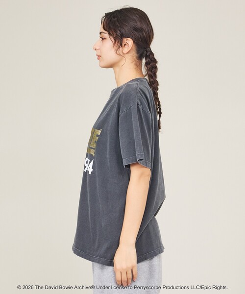 GOOD ROCK SPEED(グッドロックスピード)の「【GOOD ROCK SPEED/グッドロックスピード】ロゴT / ラメプリント / THE BEATLES / AC/DC / DAVID BOWIE / ロックTシャツ(Tシャツ/カットソー・レディース・ブラウン/ブルー/ブラック・フリー)」の19枚目の写真